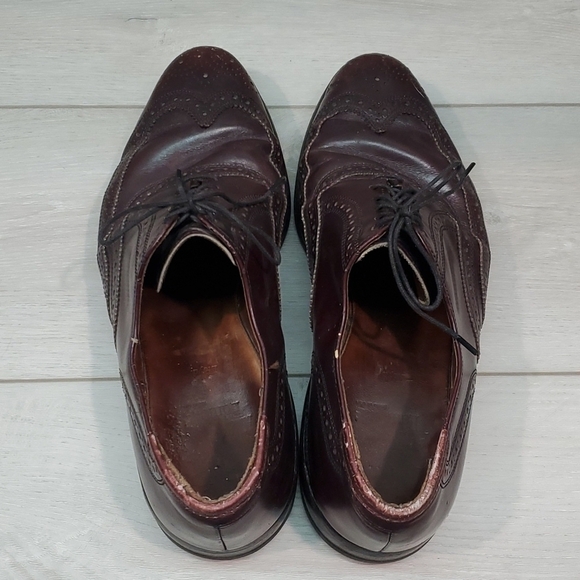 Allen Edmonds Mens 01445 Leather Loafer Dress Oxford shoes sz 9.5D main image 6